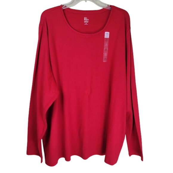 Kim Rogers Women's Perfectly Soft Tee Long Sleeve Shirt - Picture 1 of 8